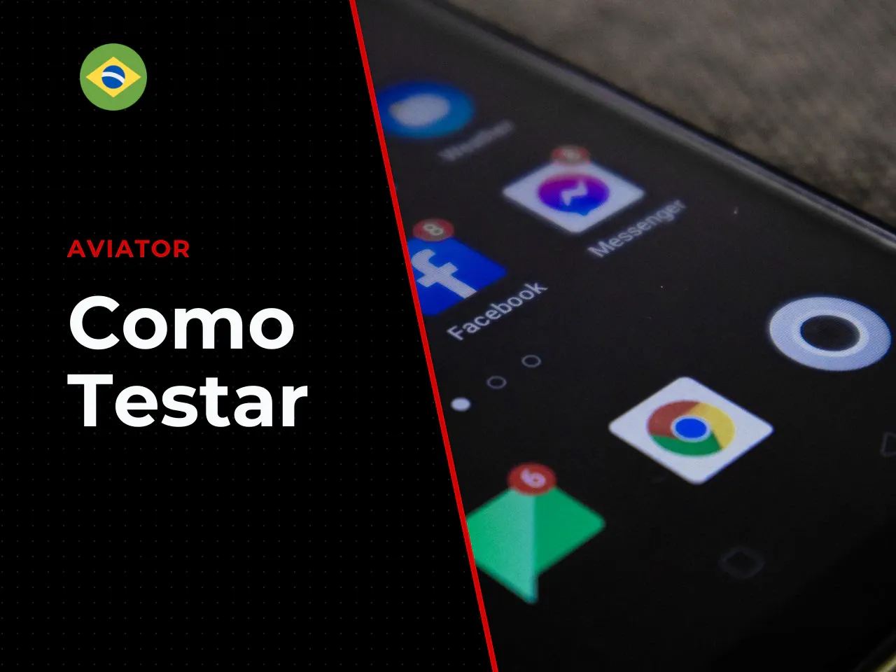 Como testar o aviator app no