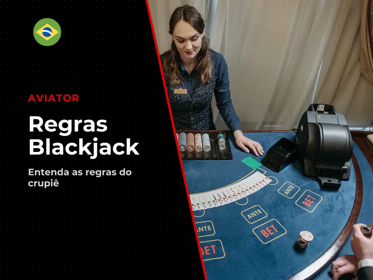 Regras da banca e fim da rodada. O funcionamento da banca limita-se por um código exato que obriga o crupiê a pedir cartas enquanto não atinge 17, e a interromper obrigatoriamente ao atingir ou passar