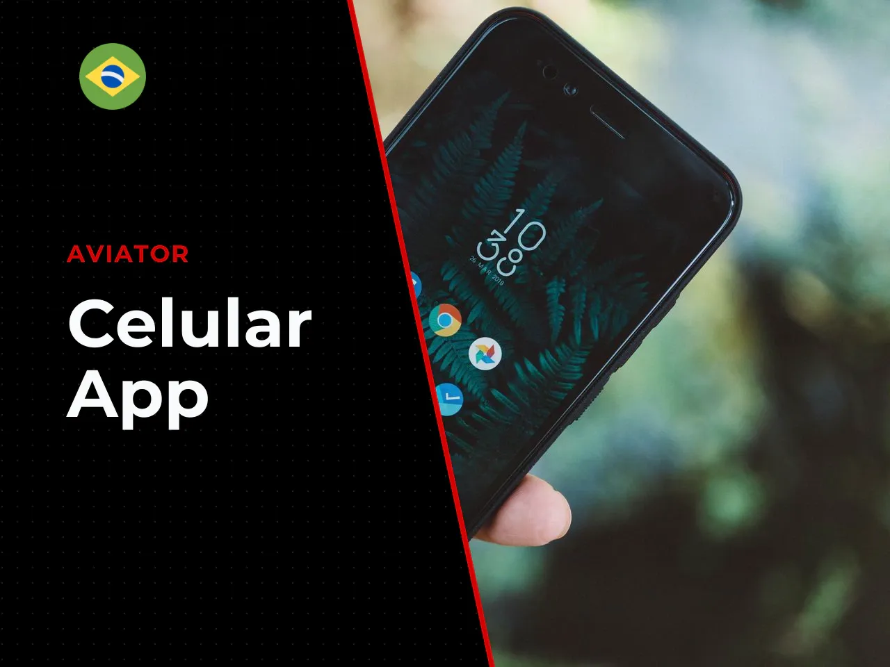 Celular, app e versão mobile para